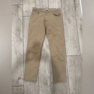 Madewell 1991 Straight Jeans Tan Khaki W33 L32